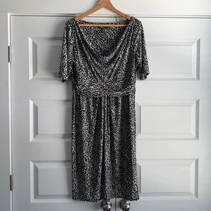 Black and white professional dress